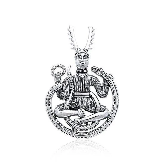 Amulet Cernunnos, stříbro Ag 925